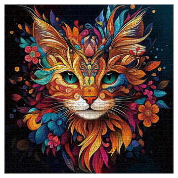 Zukünftige Katzenpuzzle 1000 Stücke